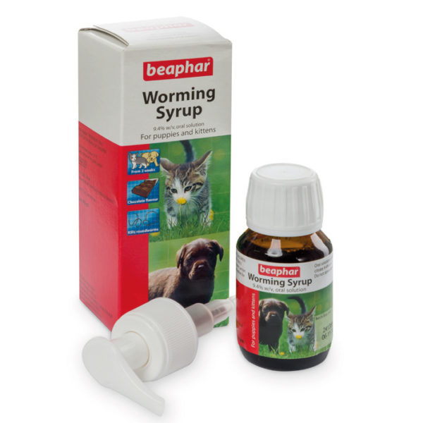 17243 Beaphar Worming Syrup Cat Dog Priority 2
