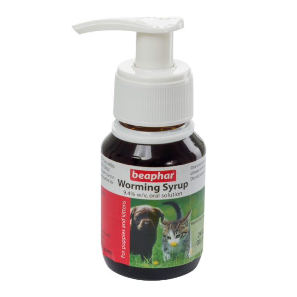 17243 Beaphar Worming Syrup Cat Dog Priority 3