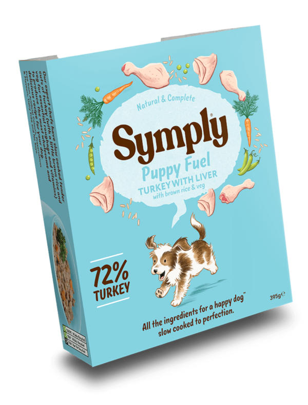 Symply Turkey Liver Wet Puppy Food Trays 7 X 395g 1
