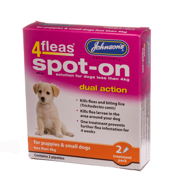 Johnsons 4fleas Spot On Puppies And Small Dogs 3d