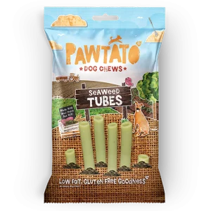 Pawtato Seaweed Tubes Vegan Dog Chews
