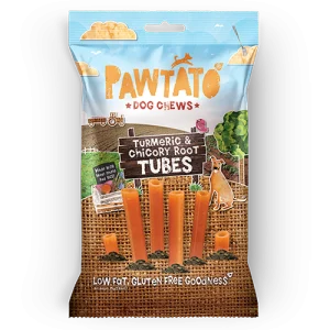 Pawtato Turmeric Chicory Tubes Vegan Dog Chews