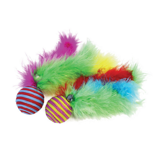10164 Carnival Ball Cat Toy 2pc