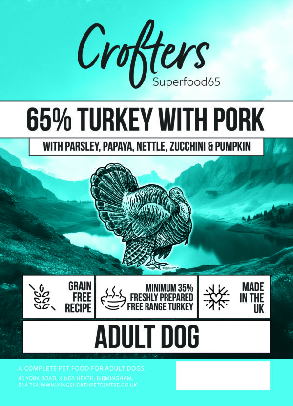 Crofters Superfood 65 Adult Turkey with Pork