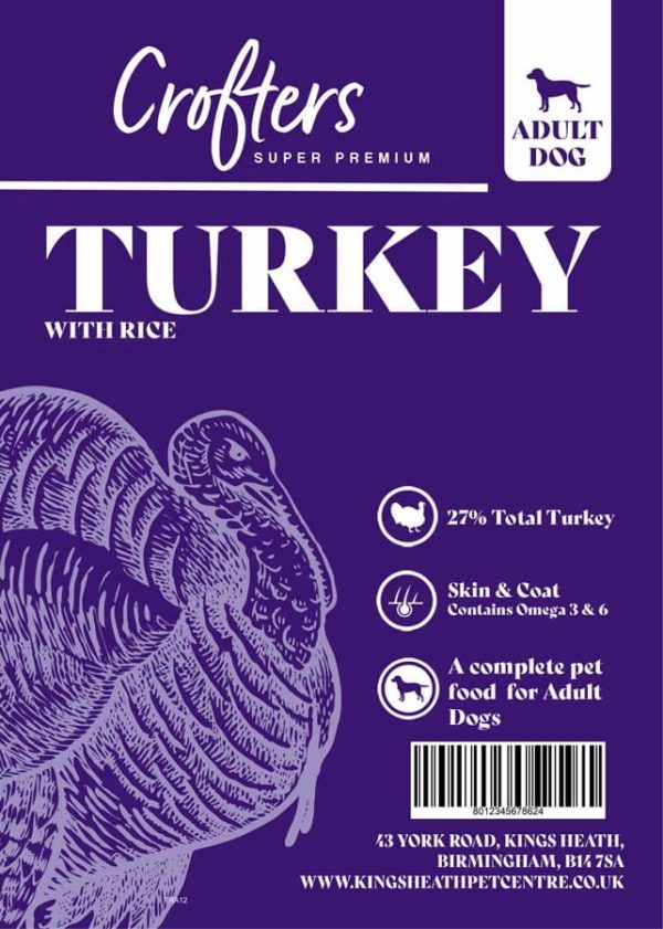 Crofters Super Premium Adult Turkey with Rice