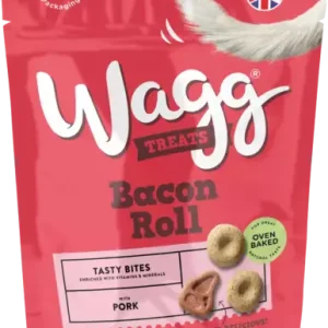 Wagg Bacon Roll Treats 125g